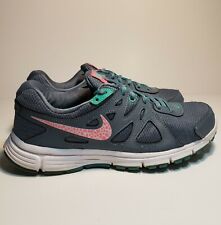 Tênis esportivo de corrida Nike Revolution 2 cinza/estado perfeito/rosa feminino tamanho 8 comprar usado  Enviando para Brazil