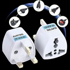 Adaptador de plugue universal 1 peça UE UK AU CN para Reino Unido tipo G conversor de plugue de soquete de viagem comprar usado  Enviando para Brazil