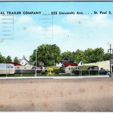 Placa de beira de estrada c1950s St. Paul, MN Capital Trailer Travel Camper Coaches PC A330 comprar usado  Enviando para Brazil