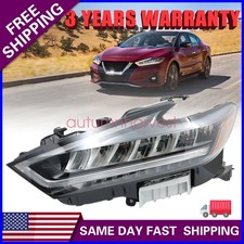 Compatível com Nissan Maxima 2019 2020 2021 Farol LED Carcaça Cromada Driver Lado Esquerdo comprar usado Compatível com Nissan Maxima 2019 2020 2021 Farol LED Carcaça Cromada Driver Lado Esquerdo comprar usado  Enviando para Brazil