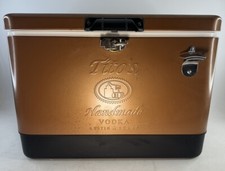 Refrigerador promocional Tito’s feito à mão vodka 54 quartos cor cobre aço/plástico comprar usado  Enviando para Brazil