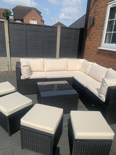 rattan garden dining furniture for sale  HORNCHURCH