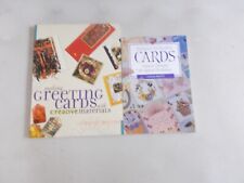 2 CARD MAKING CREATIVE MATERIALS GREETING SPECIAL OCCASION WATTS MCGRAW segunda mano  Embacar hacia Mexico