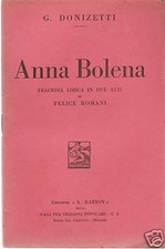 Libretto opera donizetti usato  Pinerolo