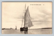 Cartão postal vintage Boston, MA-Massachusetts, barcos de pesca, c1948 comprar usado  Enviando para Brazil