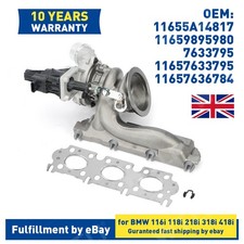 Turbocharger bmw 116i for sale  UK