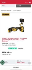 Dewalt dcs356p2 18v for sale  PUDSEY