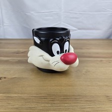 Caneca de plástico 3D vintage Looney Tunes "Sylvester", 1992 parceiros promocionais comprar usado  Enviando para Brazil