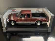 2004 Ford F-350 F350 Lariat Pick Up Burgundy Black Cherry 🍒 1/18 Maisto HTF! comprar usado  Enviando para Brazil