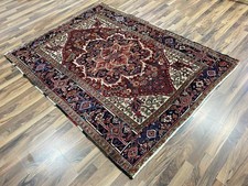 ✔ Heriz | 148 x 195 | Handgeknüpft | Orientteppich | Carpet | Rug comprar usado  Enviando para Brazil