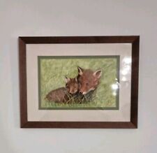 Vintage fox watercolour for sale  WIMBORNE