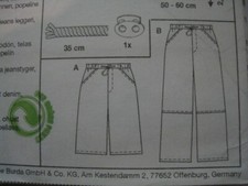 Burda 9833 schnittmuster gebraucht kaufen  Trossingen