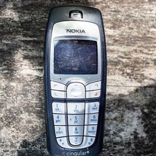Usado, Celular Vintage NOKIA Modelo Cingular 6010 Prata Azul Aqua Desbloqueado comprar usado  Enviando para Brazil