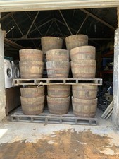 Oak barrel planters for sale  CHORLEY