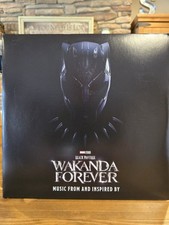 Black Panther: Wakanda Forever Original Sountrack 2LP Limited Ed Black Ice vinyl comprar usado  Enviando para Brazil