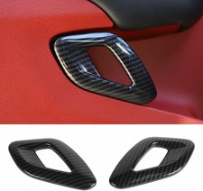 Acessórios de acabamento de tampa de maçaneta interna de fibra de carbono para Dodge Challenger 2015+ comprar usado  Enviando para Brazil