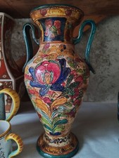Vaso ceramica floreale usato  Lecco