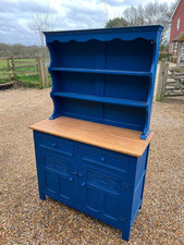 Blue painted wooden for sale  ALTON