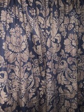 PAINÉIS DE JANELA DE CETIM BROCADO DAMASCO PERSONALIZADOS ~FORRADOS EM DAMASCO DOURADO 97”L comprar usado  Enviando para Brazil
