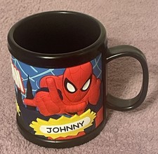 Usado, Spiderman Marvel Universal Studios “Johnny” Placa de Identificação Personalizada Caneca Copo Plástico comprar usado  Enviando para Brazil