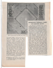 Reproduce baseball game for sale  Vulcan