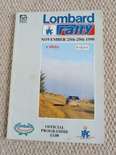 Lombard rally official for sale  LEEDS