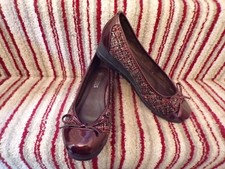 Ladies pavers burgundy for sale  FRODSHAM