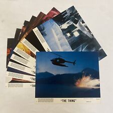 RARO 1982 THE THING NÃO USADO ORIGINAL 8x10 CONJUNTO LOBBY DE 8 CARPINTEIROS COMPLETOS EM PERFEITO ESTADO comprar usado  Enviando para Brazil