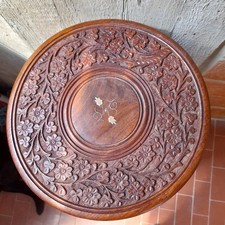 Tavolino legno intagliato usato  Ferrara