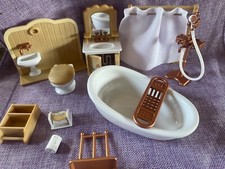 Lote de muebles de baño Calico Critters segunda mano  Embacar hacia Mexico