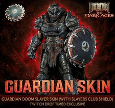 DOOM: THE DARK AGE GUARDIAN SKIN | Twitch Drops | SLAYER SKIN AND SHIELD ✨FAST, usado comprar usado  Enviando para Brazil
