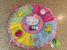 Usado, Tapete Hello Kitty Tummy Time Play para atividade de bebê Sanrio 19" redondo rosa fofo comprar usado  Enviando para Brazil