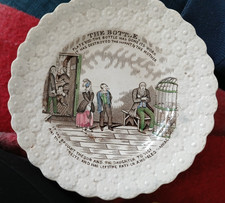 Pearlware victorian plate for sale  BRIGHTON