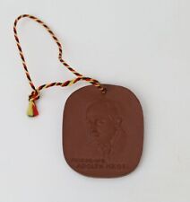 WSCHODNIE NIEMCY NRD Porcelanowy medal Adolf Nagel Rzadki na sprzedaż  PL