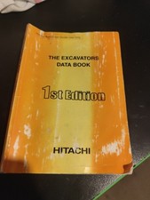Hitachi excavator data for sale  KNUTSFORD