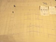 Vintage airplane blueprint for sale  Millersburg