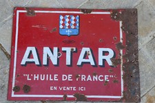 Plaque emaillée antar d'occasion  Attigny