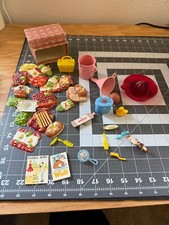 Vintage Play Food 28 peças, porta-animais de estimação, funil e copo medidor, espremedor MAIS comprar usado  Enviando para Brazil