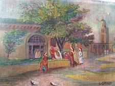 Ancienne peinture orientaliste d'occasion  Saint-Dié-des-Vosges