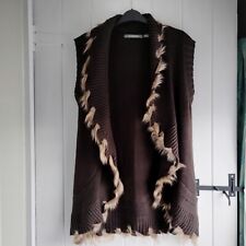 Brown knitted waistcoat for sale  CHATTERIS