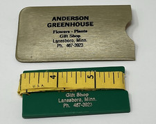 Fita métrica de tecido de bolso Anderson Greenhouse Lanesboro MN publicidade vintage comprar usado  Enviando para Brazil