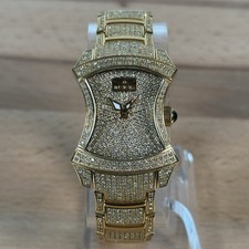 Invicta Feminino 2904 Diamond Pave Gold Swiss Bling Shiny Watch - Nova Bateria comprar usado  Enviando para Brazil