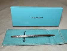 Caneta esferográfica feminina prata esterlina Tiffany & Co com bolsa 4-5/8” vintage com caixa comprar usado  Enviando para Brazil