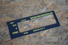 Ersatzscheibe taxameter taxiuh gebraucht kaufen  Hörstel