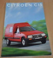 1993 Citroen C15 Brochure Prospekt Prospekt Edycja niemiecka na sprzedaż  PL