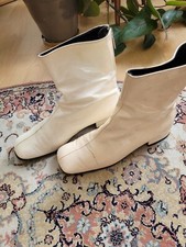 Weiße stiefel lackleder gebraucht kaufen  Köln