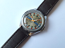 Vintage YEMA Sous Marine relógio masculino, FRANÇA DÉCADA DE 1970, MERGULHADOR AUTOMÁTICO, Cal FE 4611 comprar usado  Enviando para Brazil