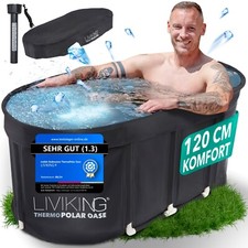 Liviking eisbad faltbare gebraucht kaufen  Leonberg