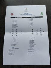 Off. Programm Team Sheet 2025/26 UEFA Europa League Midtjylland vs Hibernian FC comprar usado  Enviando para Brazil