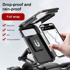 Usado, Motorcycle Phone Holder Waterproof 360° Mount Universal Bike Handlebar Stand. comprar usado  Enviando para Brazil